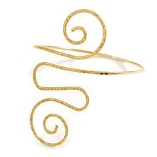 Vintage Style Hammered Twirl
