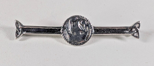 Vintage silver viking ship - vintage, bar