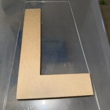 “L” LARGE PAPIER MACHE