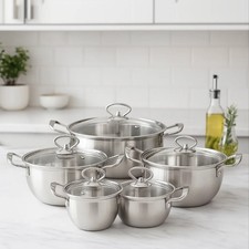 5pcs Stainless Steel Cookware