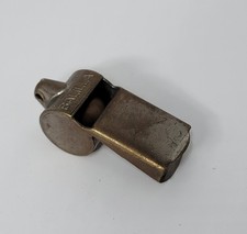 Antique Balilla AG Baldi Firenze Italy Nickel Plated Brass Police Whistle