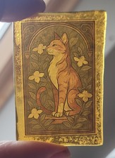 stained glass cat traditional