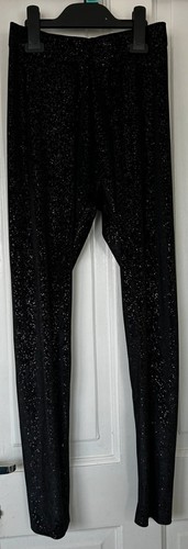 Nutmeg black sparkly leggings - nutmeg,