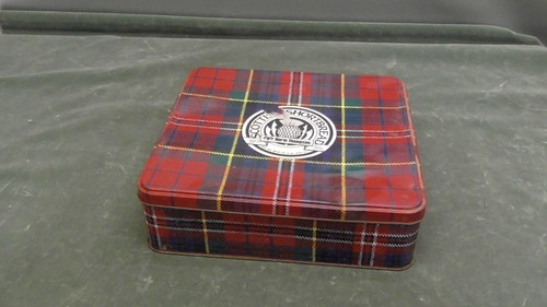 Vintage tin made scotland - tin,