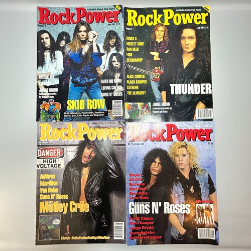 Vintage rock power - power, magazines