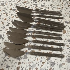 Inox Magefesa Butter Knives Set of 12 Double Sided Angled Spreader 