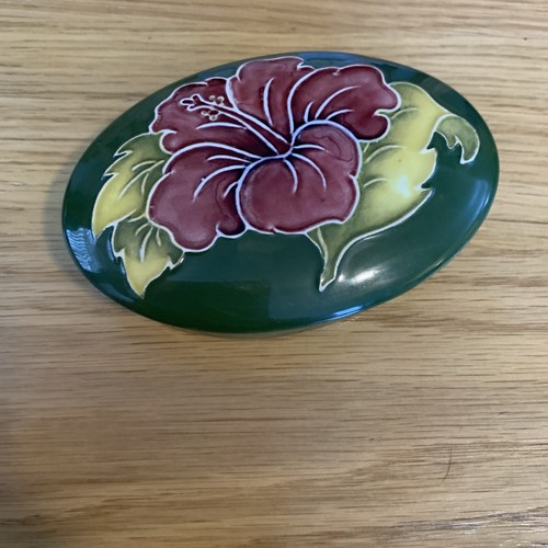 Moorcroft oval trinket box - oval,