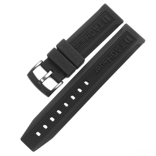 Tagheuer black rubber - black,