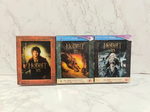 The hobbit trilogy extended - trilogy, 3d