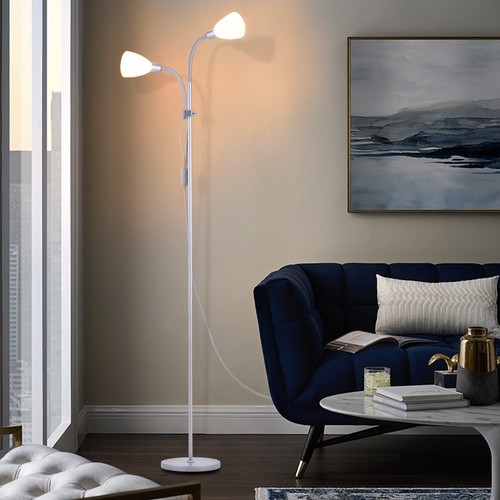 Tall domed floor lamp - domed,