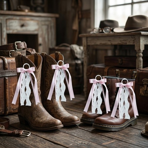 Boot ribbon bow - boot,