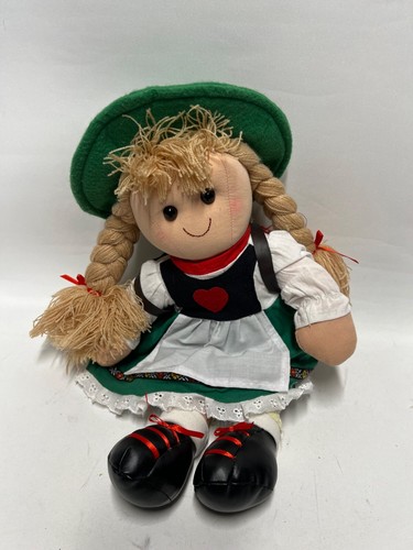 German girl rag doll dirndle - girl,
