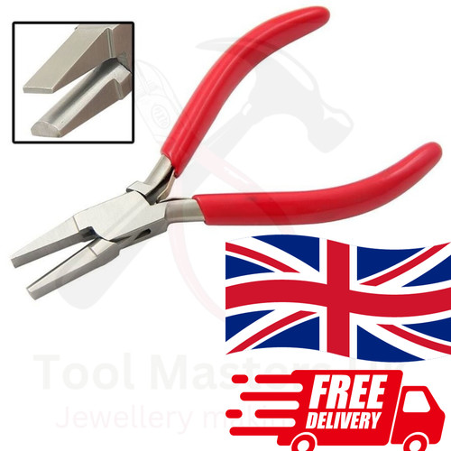 Half round flat jaws - half, &