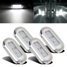 4pcs Marine Boat LED Oblong