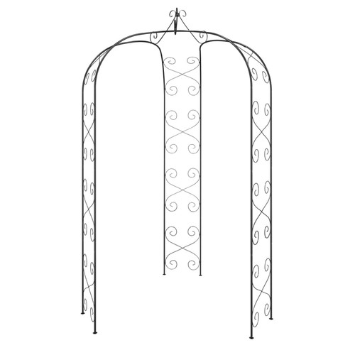 Garden arch black - black, cm