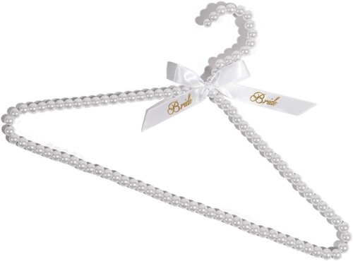 Bride hanger white - bride,
