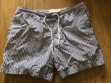 Jack Wills Swimming Shorts Men’s Blue & White Gingham Size Small