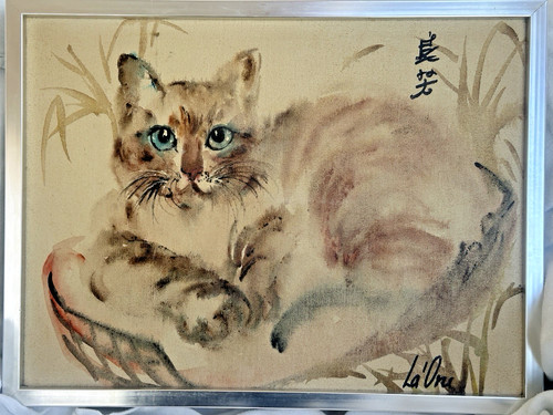 Vintage beautiful cat in - 70"s,