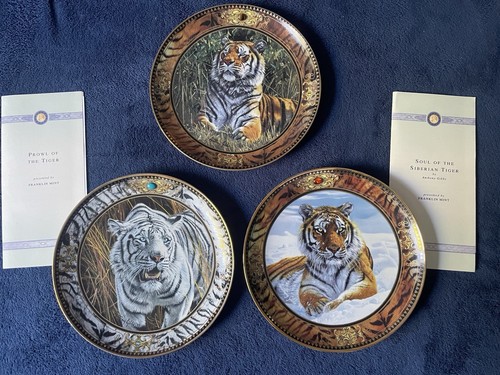 Franklin mint set 3 - mint,, tiger