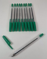 Green Biro Ballpoint Pens