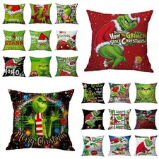 3D The Grinch Throw Pillow