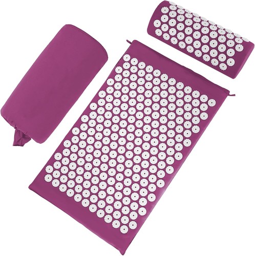 Acupressure mat and pillow set - acupressure,