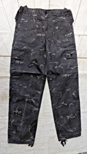 Kombat Black and Grey Camouflage Cargo Combat trousers size 34