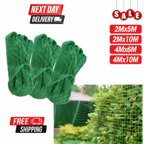 10m garden netting - x, green