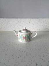 Porcelain Art Miniature Teapot Floral Miniature Teapot Collection  