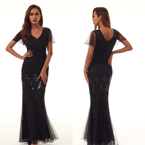 Deluxe womens dress 1920s - womens,