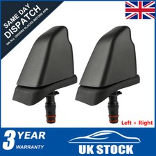Left + Right Headlight Cleaning Washer Fluid Jet For Honda CR-V II MK2 2001-2005