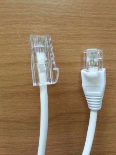 Male telephone connector - male,