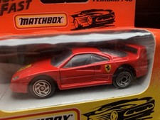 1995 Matchbox Super Fast 70 Ferrari F40 Boxed And Sealed 