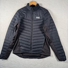 Helly Hansen Men’s Down Jacket M Pertex Quantum 700+ Black Lightweight Coat