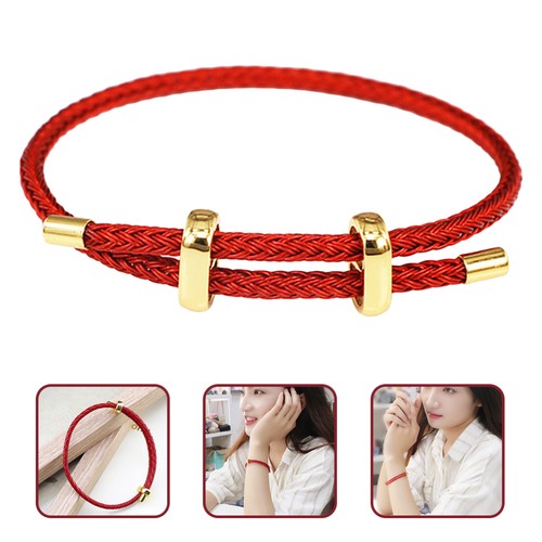 Red string bracelet men - string, and