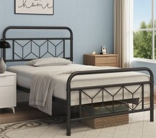 Single Metal Bed Frame with