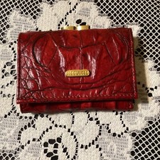Ripani Red Leather Wallet Made In Italy