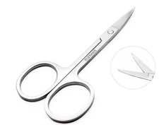 Curved Scissors Small Nail Sharp Eyebrow Cuticle Beauty Trimmer Stainless Steel
