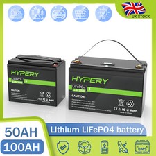 Lithium LiFePO4 Battery 12V 150Ah 100A 50Ah 30Ah BMS Backup Power Solar RV Boot