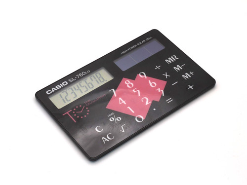 Casio 760lu card - casio, calculator