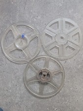 x 3 Film reel 8mm spools 400ft