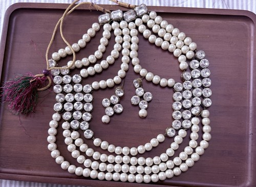 Faux pearl crystal - faux, &