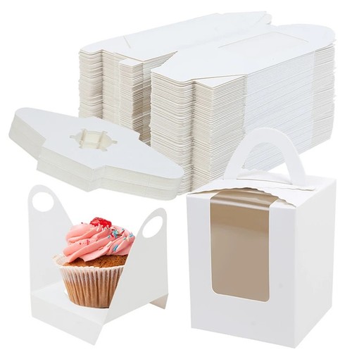 Single cupcake boxes - single, with