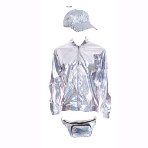 80s 90s metallic rave bomber - 90s,