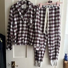 Abercrombie And fitch red Tartan Flannel Pyjama Set - Small - Great Condition