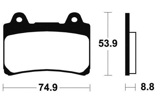 For yamaha trx 850 - yamaha, front