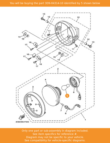Yamaha bulb headlight - yamaha,