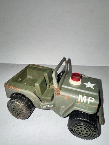Vintage tonka jeep army green - tonka,