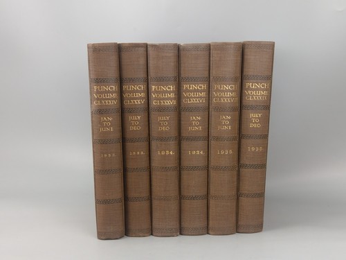 Antique punch magazine bound - punch,