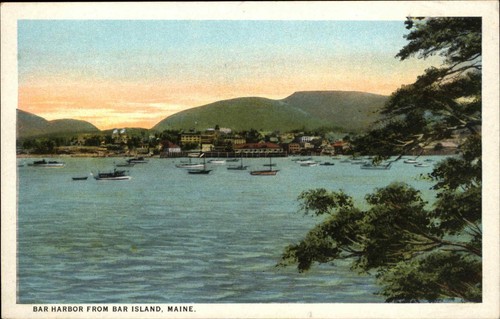 Bar harbor maine boat - me,